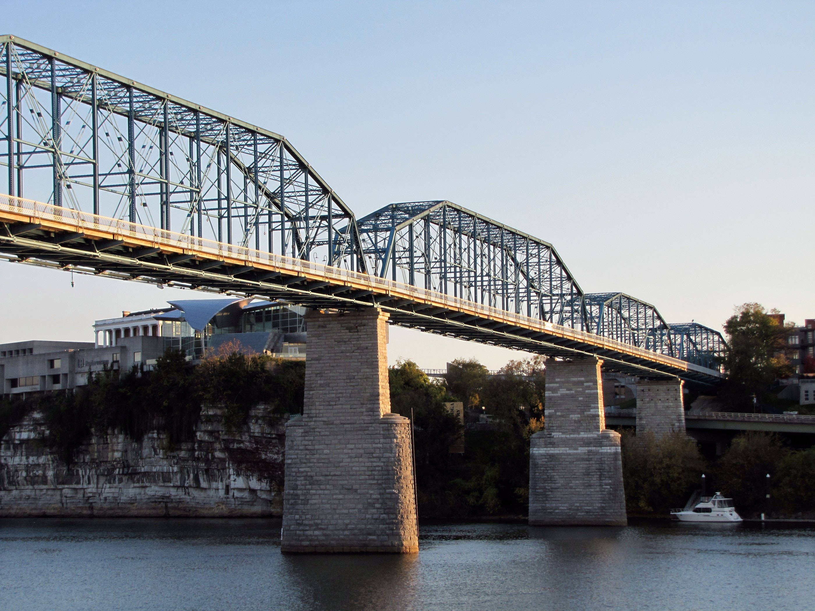 The Walnut Street Bridge over the Tennessee River in Chattanooga