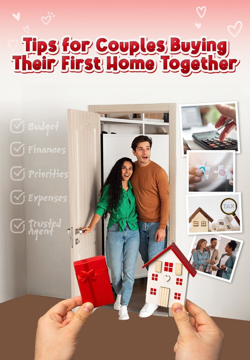 Couple considering buying a home together