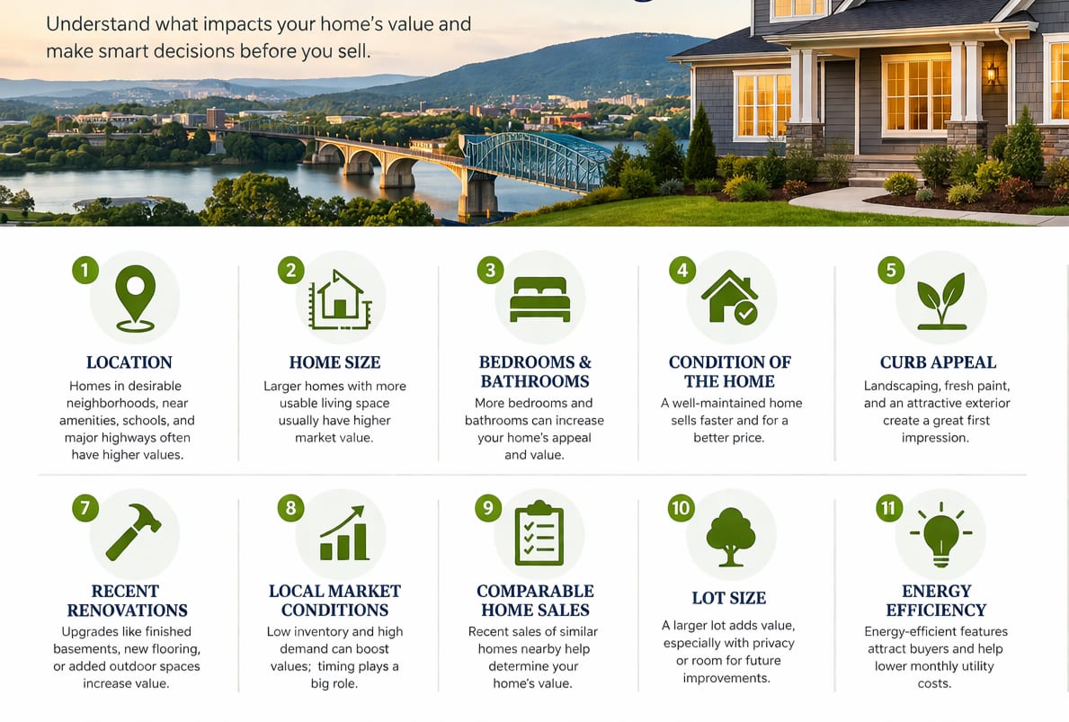 11 Factors That Determine Your Home's Value in Chattanooga